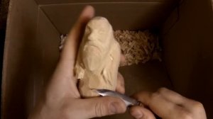 Фигурки из дерева. Вырезаю фигурку старца. Процесс по шагам. (1ч.14 мин.)