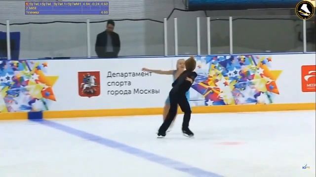 Evelina Pokrasnetieva/Ilya Makarov FD - Moscow Jr Championships 2019 смотреть онлайн