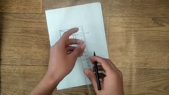 Как нарисовать 3D Куб - на листке. .Сможет каждый смотреть онлайн