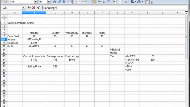 8 - Libre Office Calc, Open Office Calc, Excel Tutorial -- Define Cells by Names смотреть онлайн