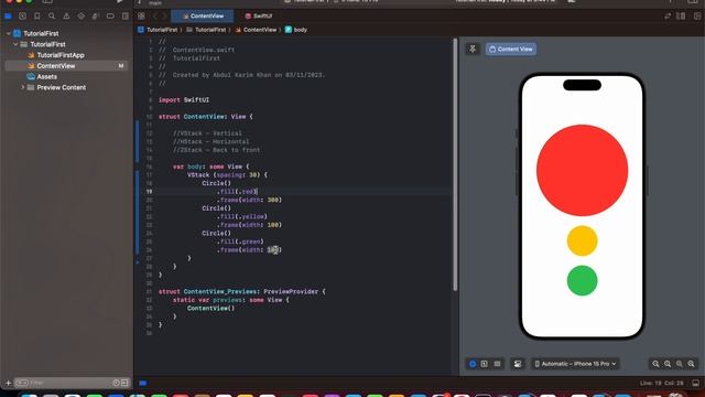 VStack, HStack And ZStack In SwiftUI - SwiftUI Bootcamp #5