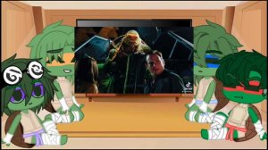 Черепашки ниндзя реакция на тт +шипы Лео/Раф.