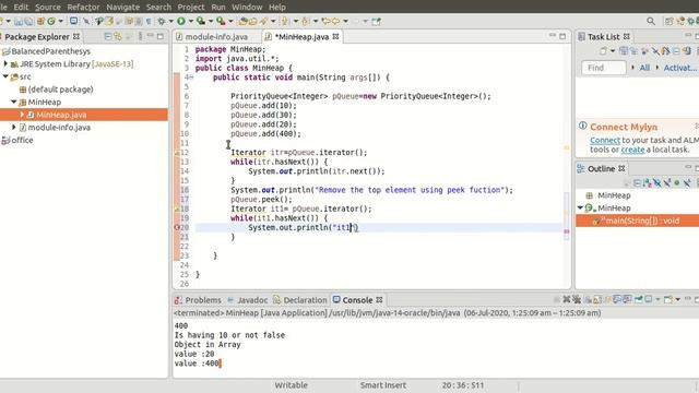 Oracle Java Interview question | Priority Queue |Min Heap смотреть онлайн