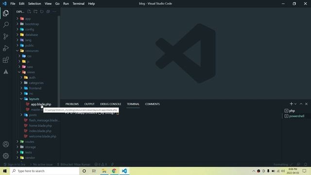 8- Laravel 9.x Blog - Authentication Package [Add Bootstrap UI Package] #laravel #php #framework смотреть онлайн