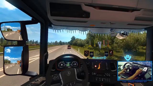 NOVA ATUALIZACÃO 1 31- MINHA MANOPLA SAIU / EURO TRUCK SIMULATOR 2 +G27 смотреть онлайн