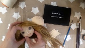 Лицо текстильной куклы | как сделать куклу своими руками. Часть 3