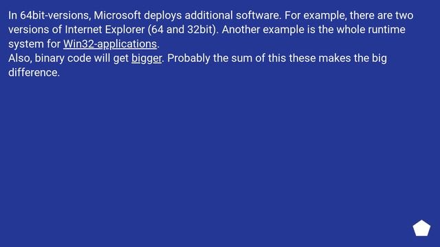Why is the 64-bit version of Windows bigger than the 32-bit version? смотреть онлайн