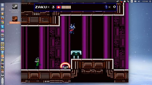 Oniken - 2D platform action indie game (gameplay) смотреть онлайн