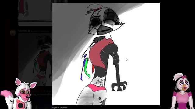 Glamrock Chica REACTS to Your FNAF Ruin DLC FAN ART смотреть онлайн