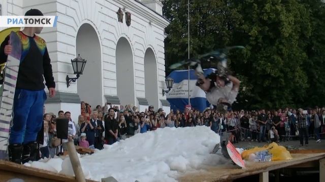 Зимний сноуборд в Томске смотреть онлайн