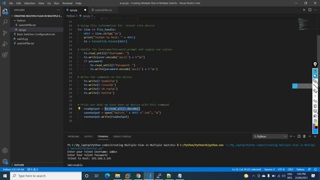 Python for Network Engineer | Cisco device config backup to file using Python 3 | Video 26 смотреть онлайн