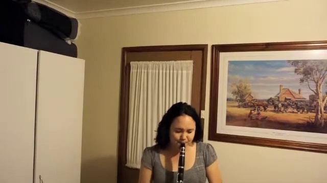 'Yesterday' by The Beatles - cover on Bb clarinet смотреть онлайн