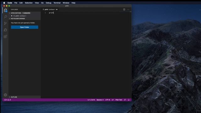 Setup Python For Visual Studio Code on macOS and Windows - Install python extension on code смотреть онлайн