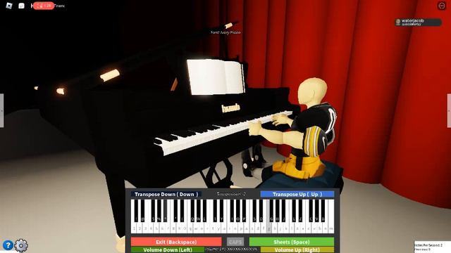 Megalovania - roblox piano смотреть онлайн