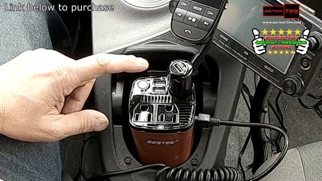 BESTEK 200W Cup Holder Power Inverter | JoeteckTips