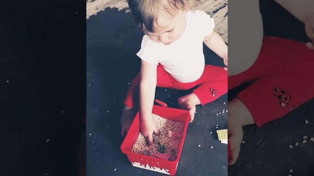 Развивающие занятия для детей. Игры с крупой. смотреть онлайн
