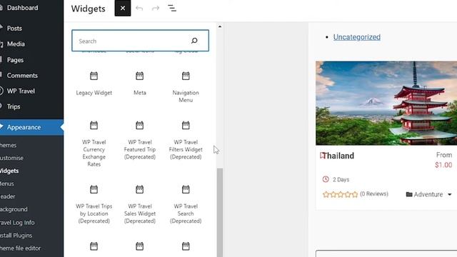How to use widget available in WP Travel plugin? WP Travel Tutorial смотреть онлайн