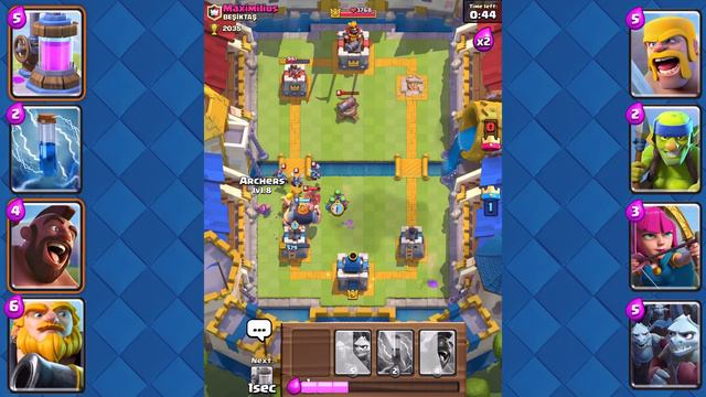 Lets Play Clash Royale Episode 43 Twin Royal Giant Strategy смотреть онлайн