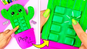 Как Сделать Поп ит Антистресс Игрушка Кактус