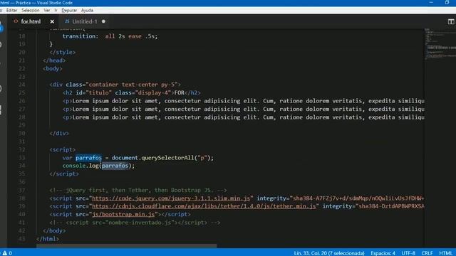 #9 For of de ES6 (ECMAScript 6) - Curso de JavaScript desde cero para principiantes смотреть онлайн