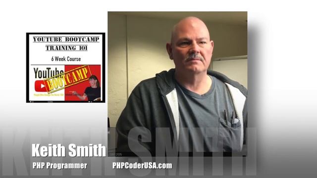Testimonial on YouTube Bootcamp 101 Basic Training Course from Keith Smith PHP Programmer смотреть онлайн