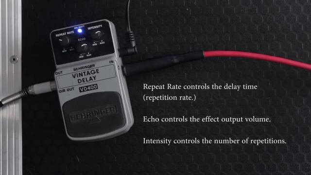 Behringer VD400 Vintage Delay Demo смотреть онлайн