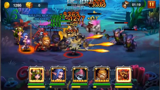 Heroes Charge: Chapter 18-9 (Boos) Void Swamp - Глава 18-9 (Босс) Пустое болото Прохождение на 3* смотреть онлайн