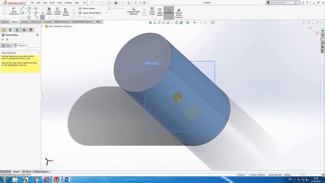 Использование Hole Wizard на не плоских поверхностях /Using Hole Wizard on Nonplanar Surfaces смотреть онлайн