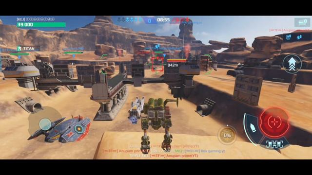Cossack's PoV in 6v1 Cossack army vs Mars! Feat. @Anupamprime | War Robots смотреть онлайн