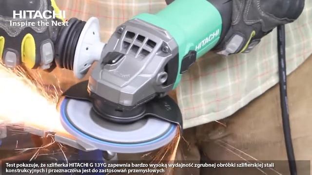 TEST SZLIFIERKI KĄTOWEJ HITACHI G 13YG смотреть онлайн