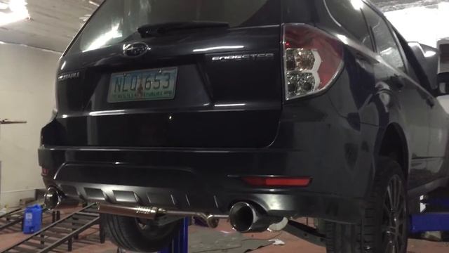 Subaru Forester air intake and exhaust system DRIFT Xaust!