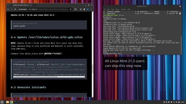 NVIDIA + Wayland On Linux Mint 21.3 With Cinnamon