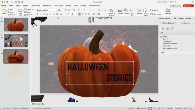 PowerPoint tutorial for Halloween 🎃 👻 PowerPoint animation tutorial смотреть онлайн