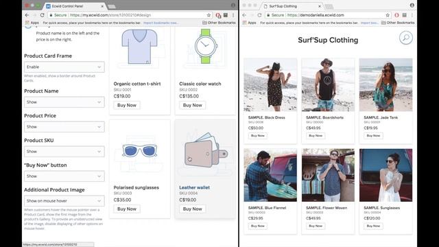 New Ecwid Design Panel | Ecwid CSS Themes Made MUCH Easier :) смотреть онлайн