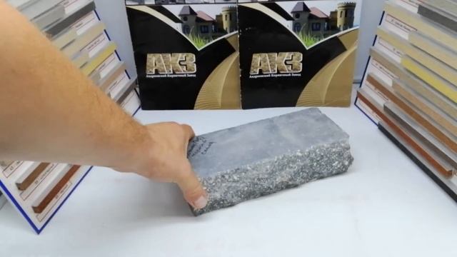 Рваный кирпич белый и чёрный фактуры СКАЛА от завода Андреевский КЗ смотреть онлайн