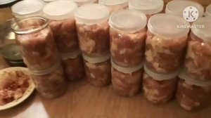 Тушёнка из свинины, в автоклаве на пару.