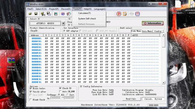 1 - Универсальный программатор TL866 смотреть онлайн