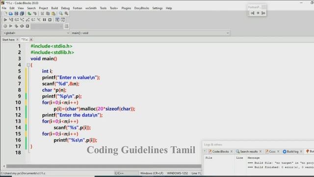 Dynamic Memory Allocation in C | Part-2 | C Programming in Tamil | DMA | DMA Interview Questions смотреть онлайн