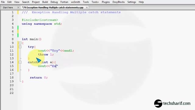 bangla c++ video tutorial 79 Exception Handling Multiple catch statements смотреть онлайн