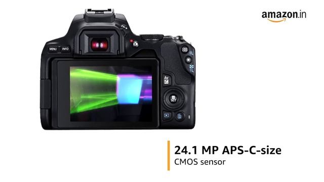 Canon EOS 200D II 24.1MP Digital SLR Camera + EF-S 18-55mm f4 is STM Lens (Black) смотреть онлайн