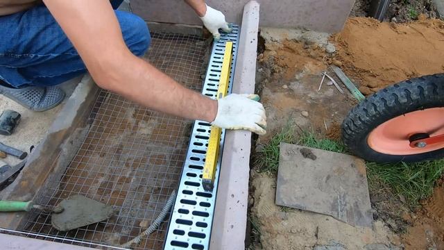 Делаю дорожку из камня