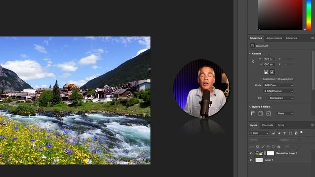 Generative Fill Ai Magic in Photoshop Beta CC 2023 смотреть онлайн