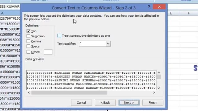 HOW TO CONVERT TEXT FILE (Note Pad) TO EXCEL смотреть онлайн