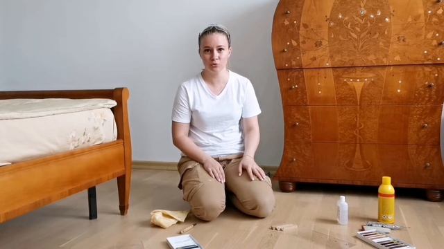 ЛОКАЛЬНАЯ РЕСТАВРАЦИЯ ПОЛА или как убрать небольшое повреждение с паркета смотреть онлайн