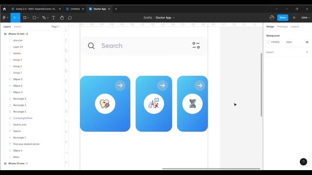 Doctor App UI Design using Figma (App UI UX Design | Tutorial For Beginners) смотреть онлайн