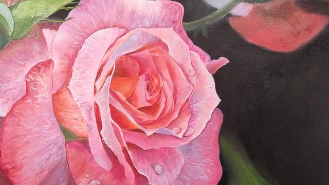 Как разобраться в оттенках красного? Теплые и холодные красные. Картина "Магия розового" смотреть онлайн