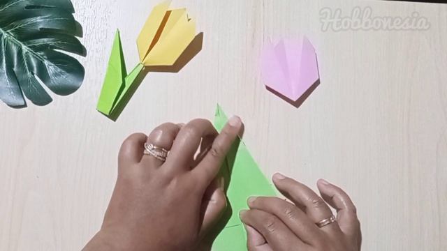 DIY Bunga Tulip Origami #origami #Hello Origami Lovers смотреть онлайн