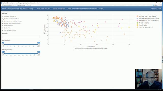 Shiny-like Interactivity in R plots without Shiny: plotly, crosstalk смотреть онлайн