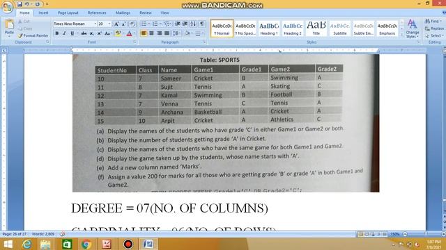 CLASS 12 DATABASE MYSQL QUERY STATEMENT UPDATE DML DDL смотреть онлайн