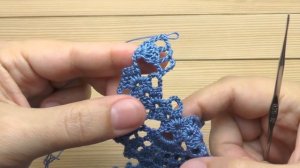 Как связать ровный край ЛЕНТОЧНОЕ КРУЖЕВО вязание крючком МАСТЕР-КЛАСС Crochet Lace Ribbon Tutorial
